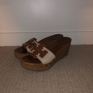 Tory Burch Platform Wedge Sandals